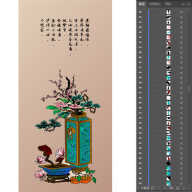 古风插花