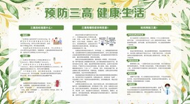 防治三高健康教育专栏