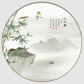 国画竹子