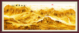 长城国画山水装饰画