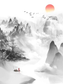 意境水墨画