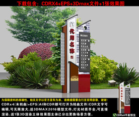 景点指示牌