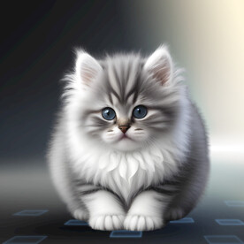 灰色一只猫