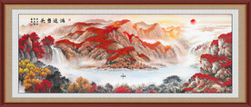 鸿运当头国画