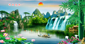 山水风景画