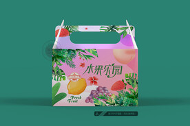 水果包装 平面图