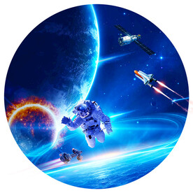 圆形星空