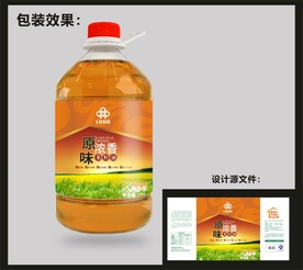 食用油包装 