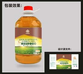 食用油包装 