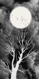 欧风抽象森林麋鹿玄关