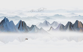 水墨山水画