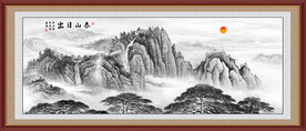 江山如画泰山图