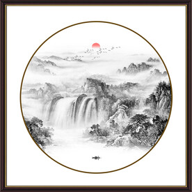 新中式山水画