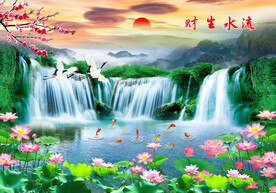 荷花风景图