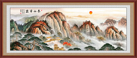 五岳独尊泰山日出
