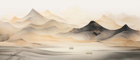新中式意境山水画