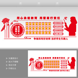 教师风采照片墙