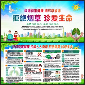 禁烟展板