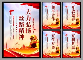 丝路精神海报