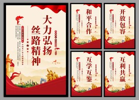 丝路精神海报