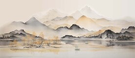 国画山水画