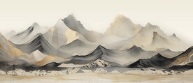 新中式意境山水画