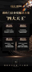 黑金易拉宝