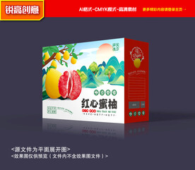 柚子包装 蜜柚礼盒