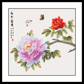 牡丹国画