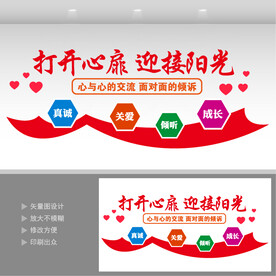 心理咨询室文化墙