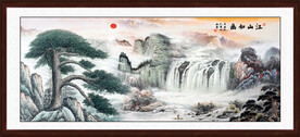 中堂山水画