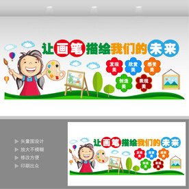 美术教室文化墙