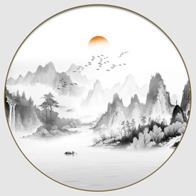 新中式山水画