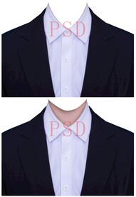 证件照女西装素材