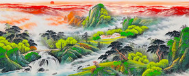 国画山水画
