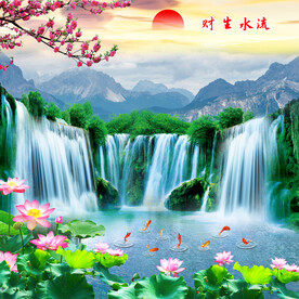 巨幅山水画