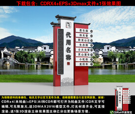 景区指示牌