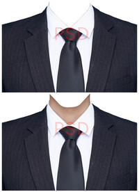 男西装领带psd