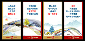中国梦廉政标语展板