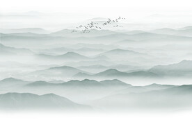 新中式水墨山水画