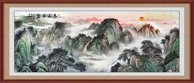 江山如画五岳独尊泰山日出