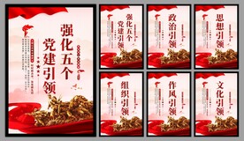 党建引领海报