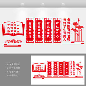 教师办公室文化墙