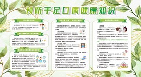 预防手足口病宣传栏展板