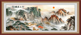 五岳独尊泰山日出