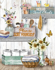 复古木板装饰画