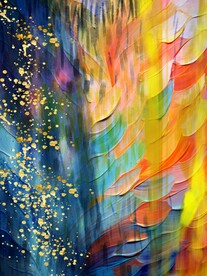抽象油画
