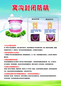 窝沟封闭传单