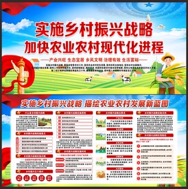 乡村振兴展板