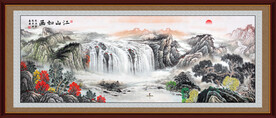 客厅山水画